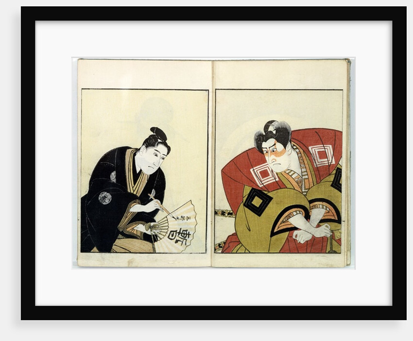 Portraits of Two Actors, 1803 by Utagawa Toyokuni
