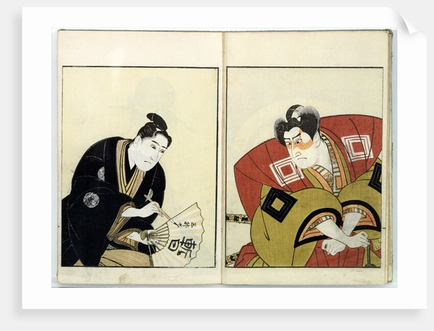 Portraits of Two Actors, 1803 by Utagawa Toyokuni