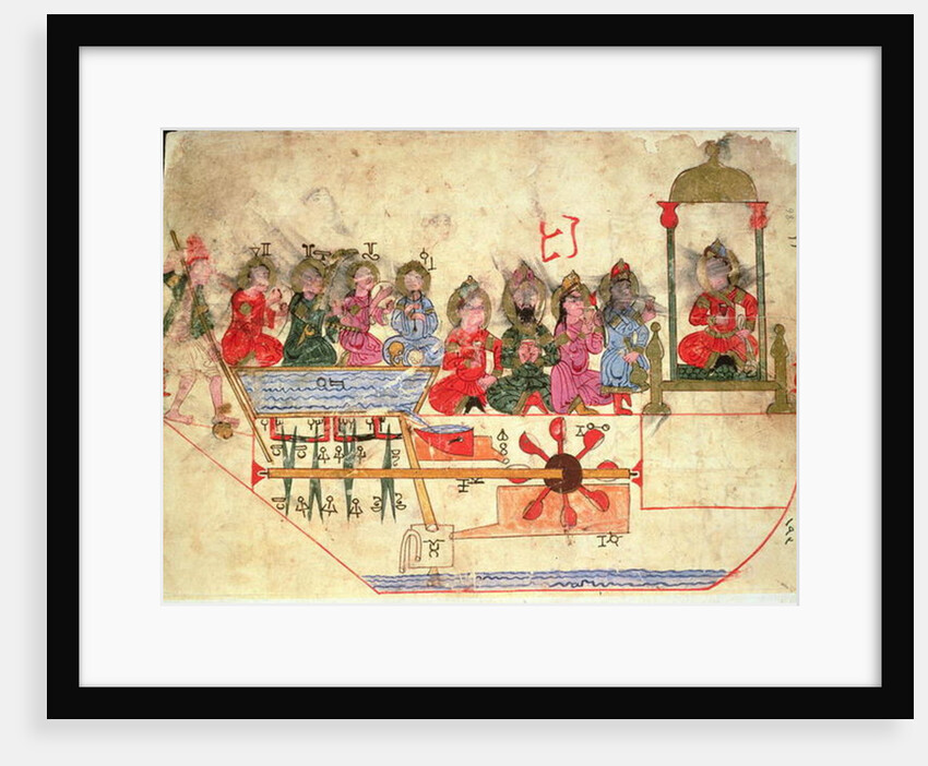 Boat with Automata by Islamic School