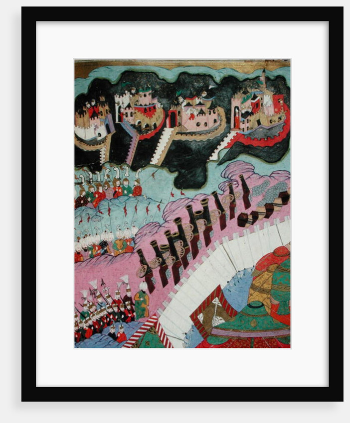 Siege of a Christian Fortress by Islamic School