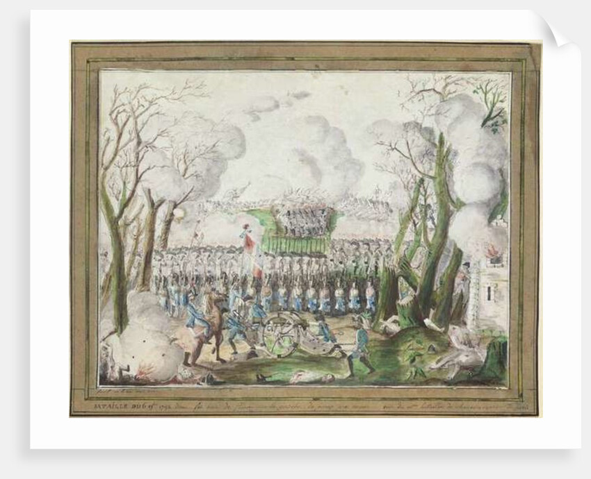 The Battle of Jemmapes, 6th November 1792 by French School