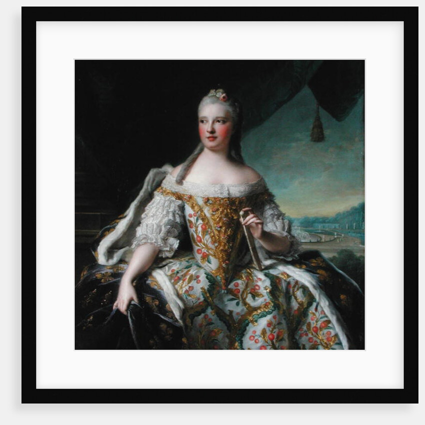 Dauphine Marie-Josephe de Saxe 1751 by Jean-Marc Nattier