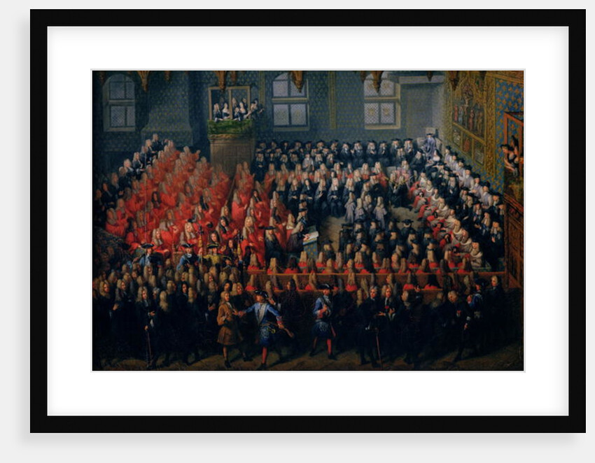 Bed of Justice Held at the Parlement de Paris, 12th September 1715 by Louis Michel Dumesnil