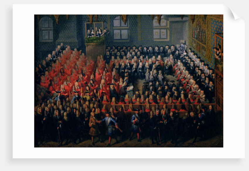 Bed of Justice Held at the Parlement de Paris, 12th September 1715 by Louis Michel Dumesnil