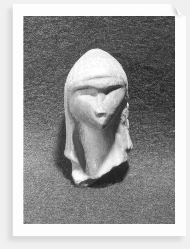 Head of a Woman known as Venus of Brassempouy, c. 21000 BC by Paleolithic Paleolithic