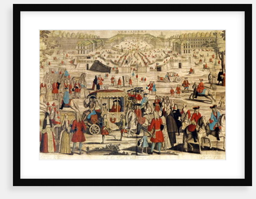 View of Versailles by French School