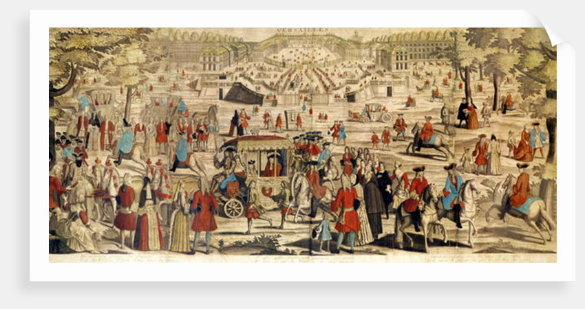 View of Versailles by French School