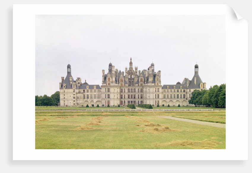 View of the north-west facade, built 1519-46 by French School