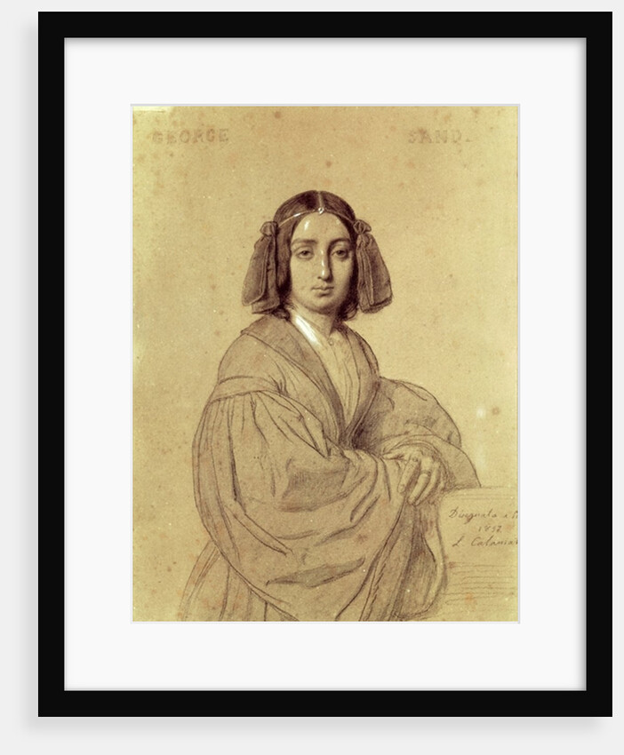 Portrait of George Sand, 1837 by Luigi Calamatta