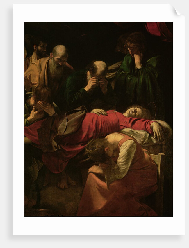 The Death of the Virgin, 1605-06 by Michelangelo Merisi da Caravaggio