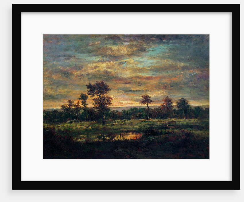 Pond at the Edge of a Wood by Theodore Rousseau