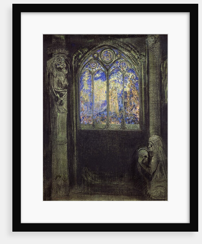 The Stained Glass Window, 1904 by Odilon Redon