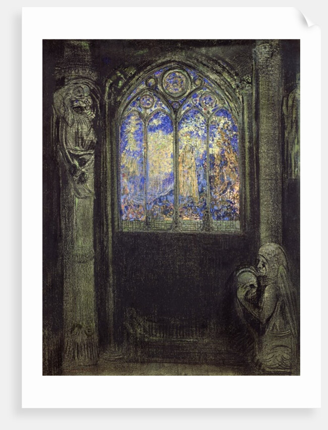 The Stained Glass Window, 1904 by Odilon Redon