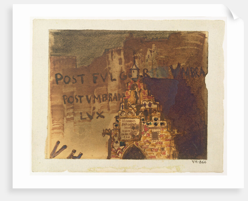 House of Chevalier de Saint-Georges, Heidelberg by Victor Hugo