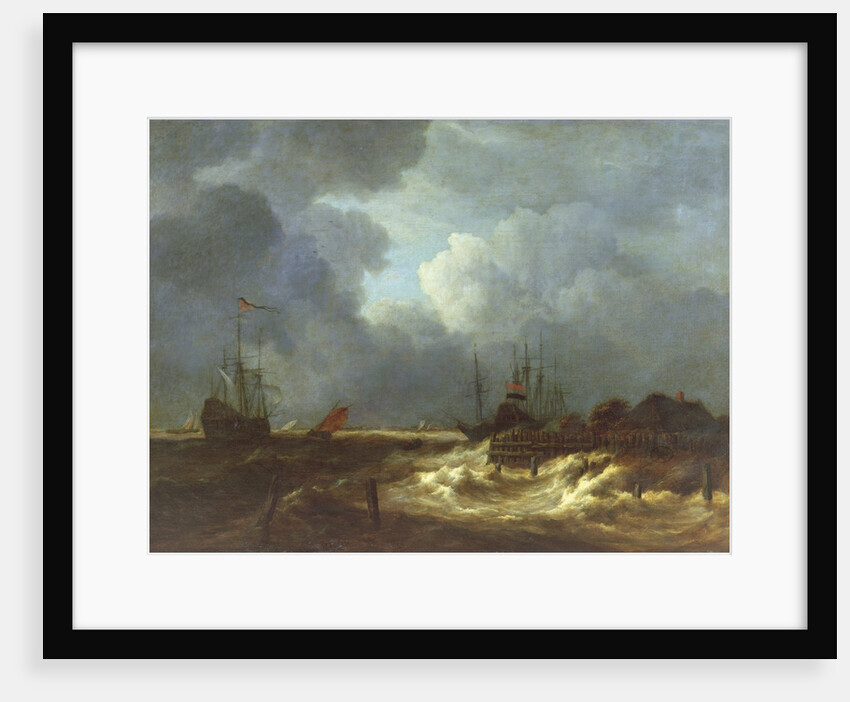 The Tempest by Jacob Isaaksz. or Isaacksz. van Ruisdael