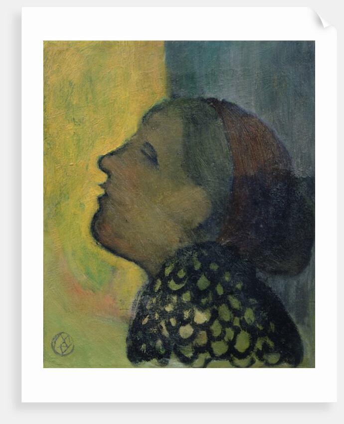 Head Raised in Profile, c.1890 by Maurice Denis