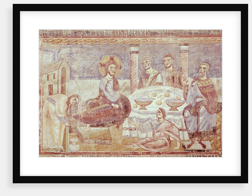 The Meal at the House of Simon the Pharisee, School of Monte Cassino, c.1087 by Italian School
