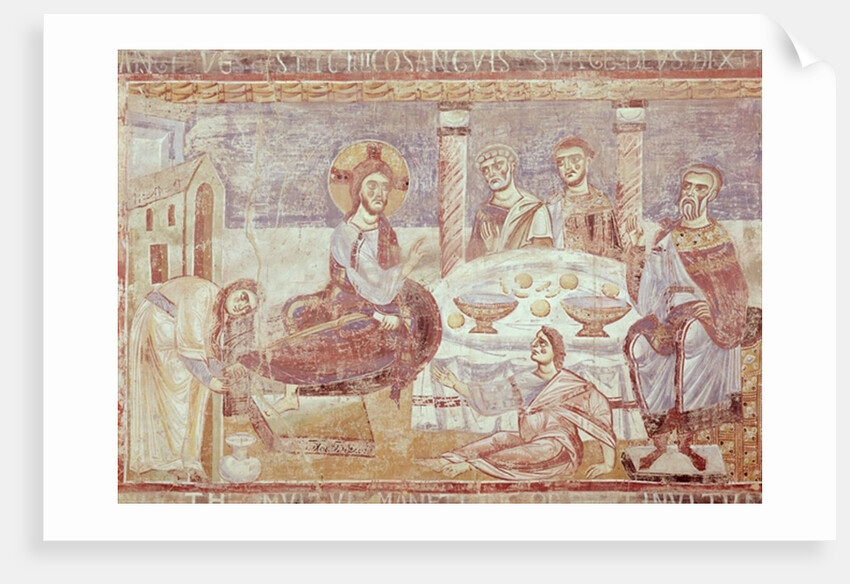 The Meal at the House of Simon the Pharisee, School of Monte Cassino, c.1087 by Italian School