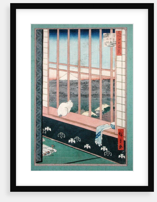 Asakusa Rice Fields during the festival of the Cock by Ando or Utagawa Hiroshige