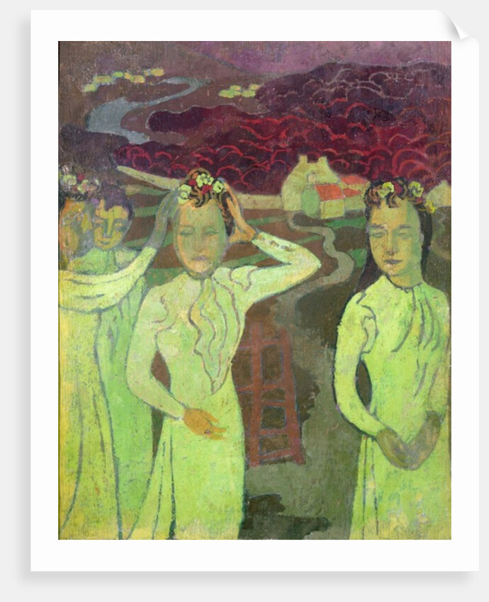 First study for a triple portrait of Marthe, 1892 by Maurice Denis