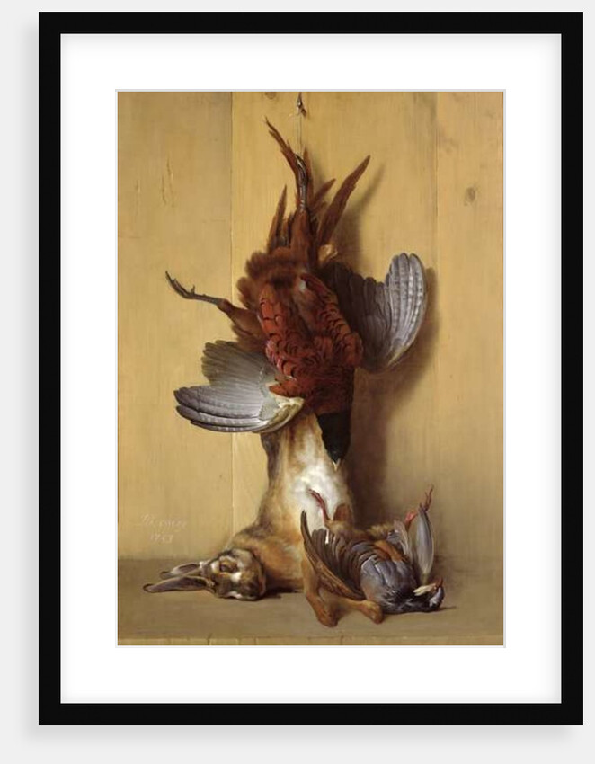 Still Life with a Hare, a Pheasant and a Red Partridge, 1753 by Jean-Baptiste Oudry