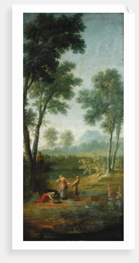 The Flower Seller 1749 by Jean-Baptiste Oudry