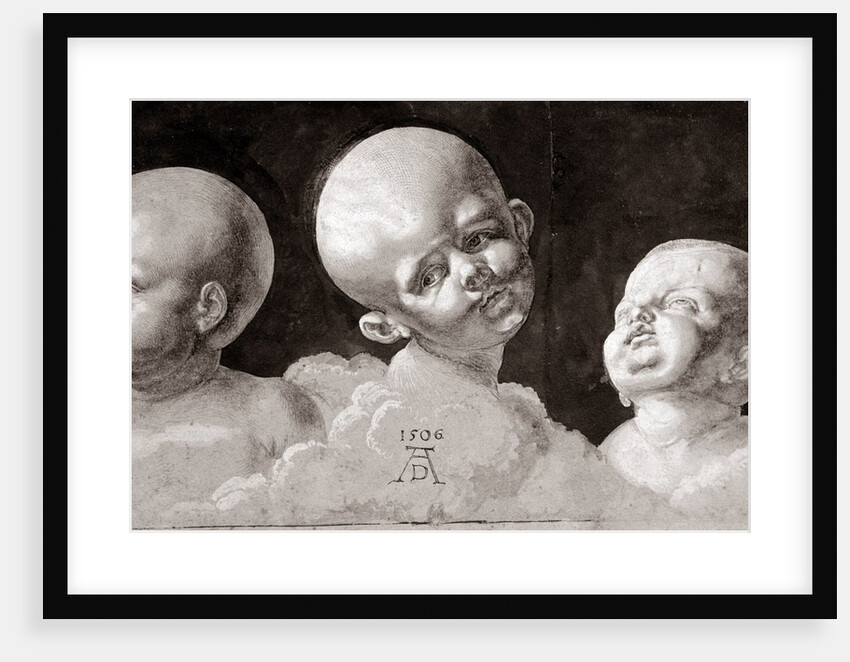 Three Heads of Children, 1506 by Albrecht Dürer or Duerer