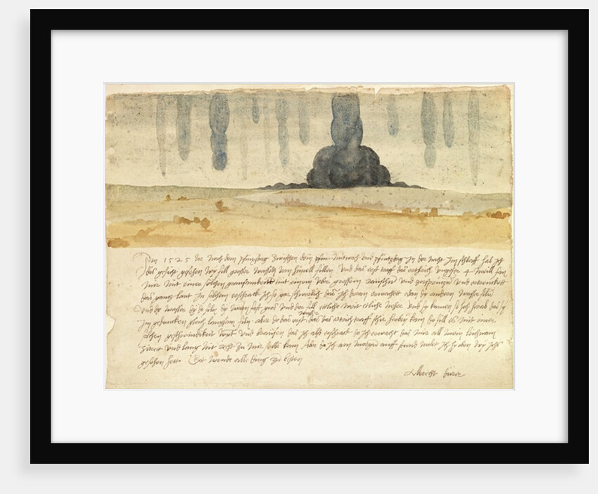 Dream landscape with text, 1526 by Albrecht Dürer or Duerer