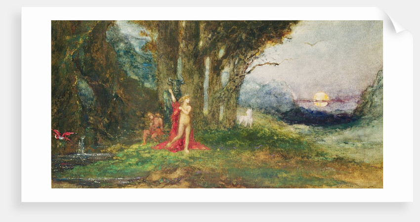 Pasiphae and the Bull, c.1876-80 by Gustave Moreau