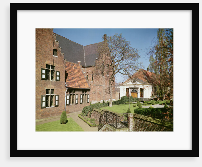 View of the House of the Abbess, the refectory and a dormitory by School Flemish