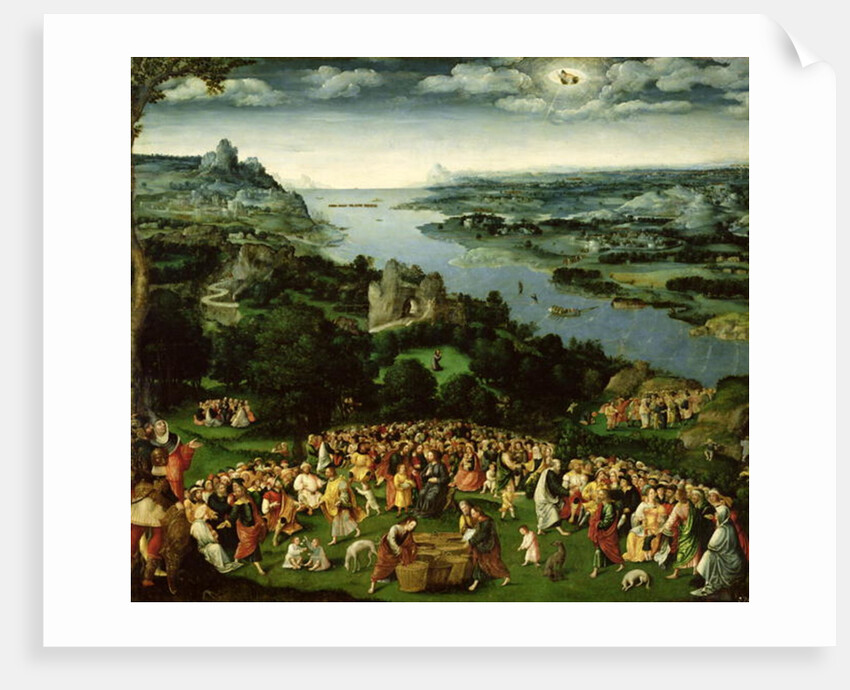 The Feeding of the Five Thousand by Joachim Patenier or Patinir