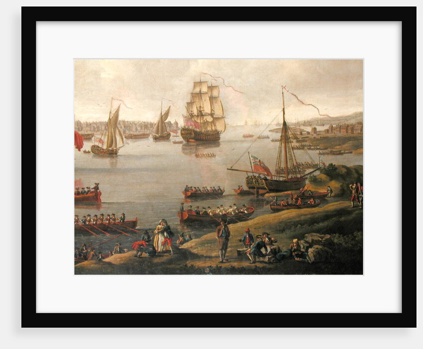 View of the Thames by English School