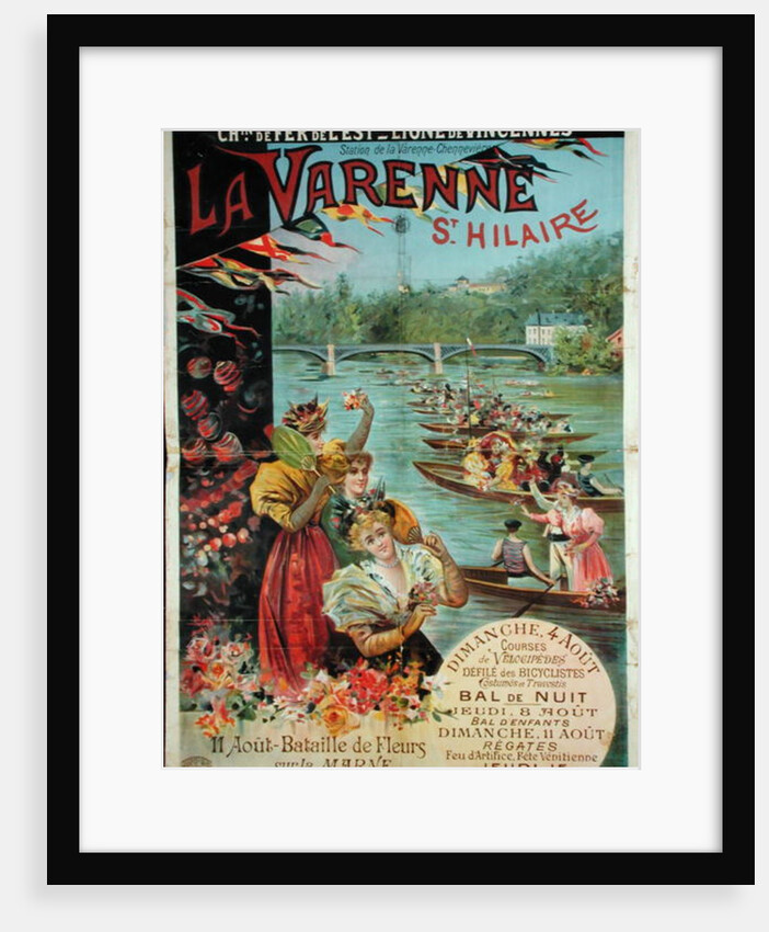 Poster advertising the Chemin de Fer de l'Est by French School