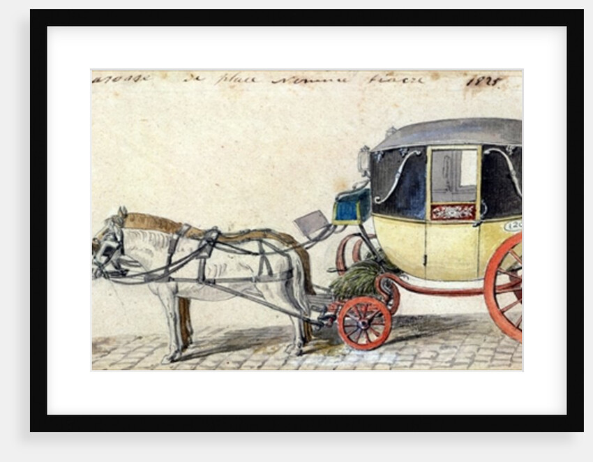 Horse and Carriage, 1825 by Pierre Antoine Lesueur