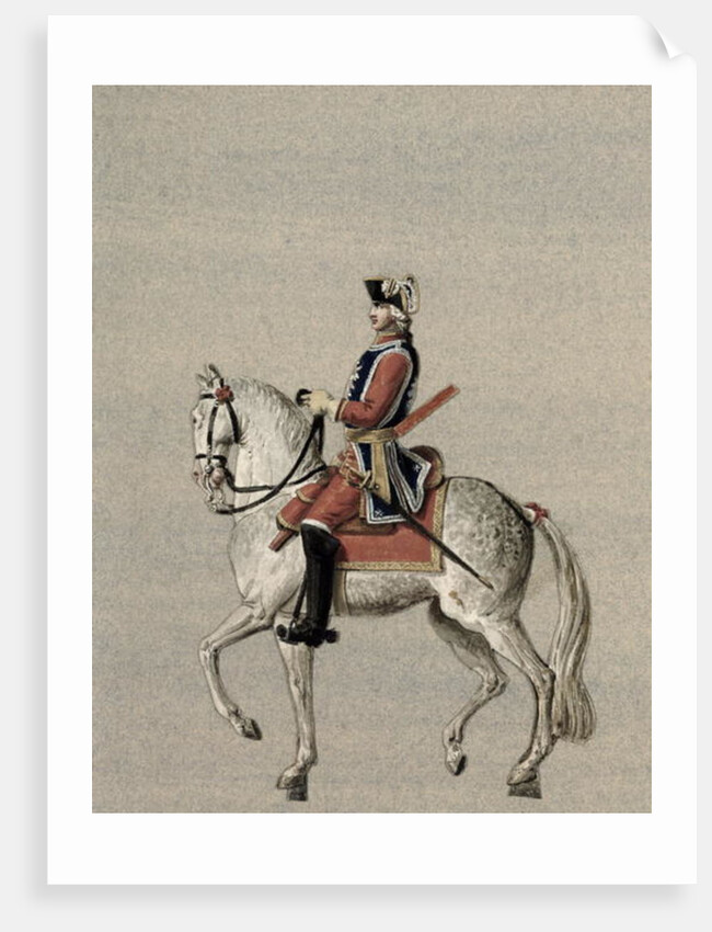 Equestrian portrait of Prince Charles de Beauveau-Craon by Pierre Antoine Lesueur