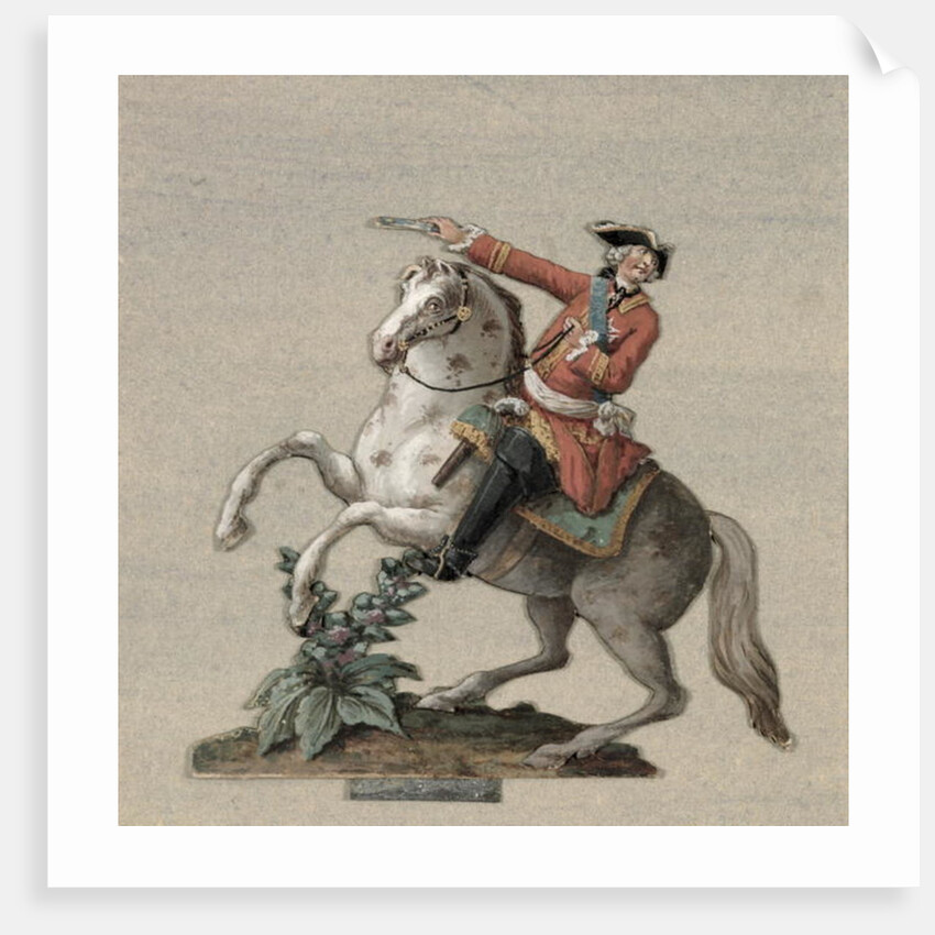 Equestrian portrait of Prince Charles-Just de Beauveau-Craon by Pierre Antoine Lesueur