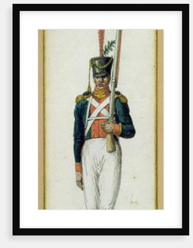 Grenadier of the Guard of Alexander I during a visit to France in 1814 by Pierre Antoine Lesueur