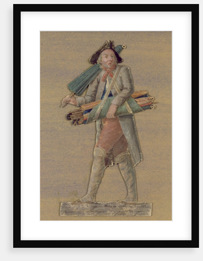 The Umbrella Seller by Lesueur Brothers