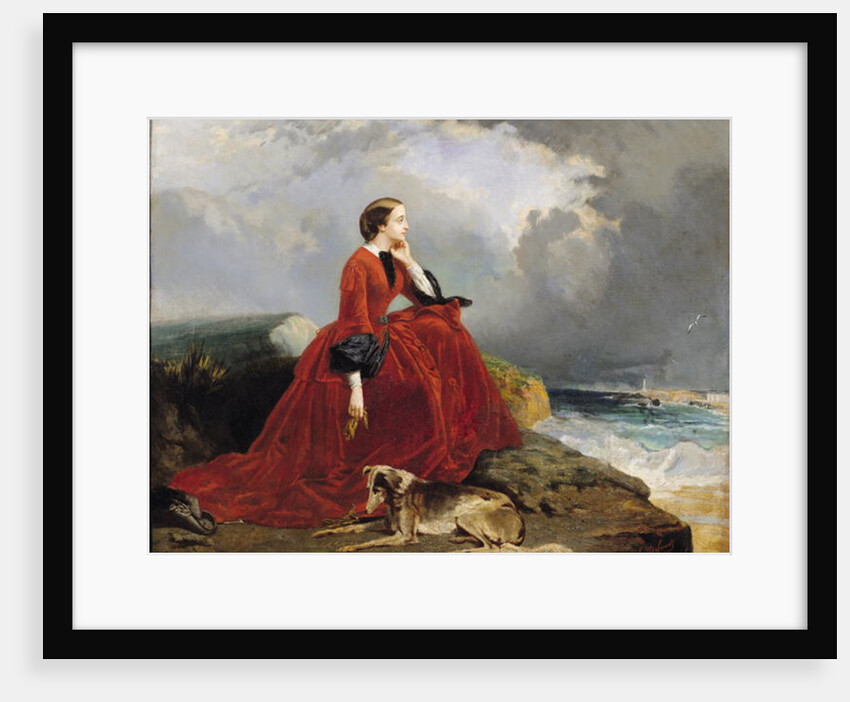 Empress Eugenie in Biarritz, 1858 by E. Defonds