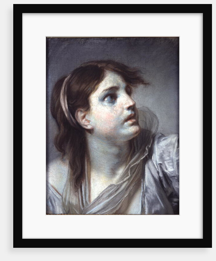 Head of a Young Girl by Jean Baptiste Greuze
