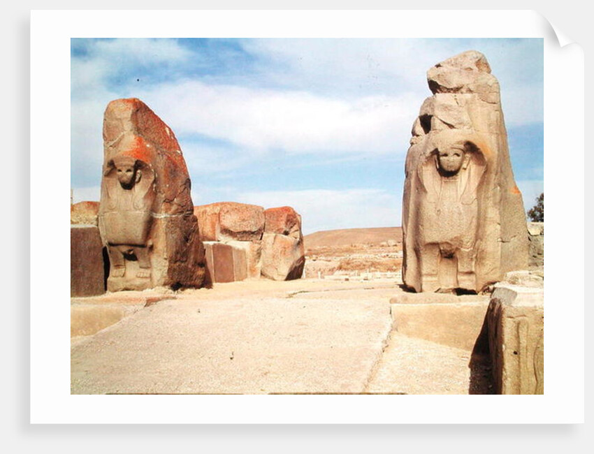 Sphinx gate, 1450-1200 BC by Hittite Hittite