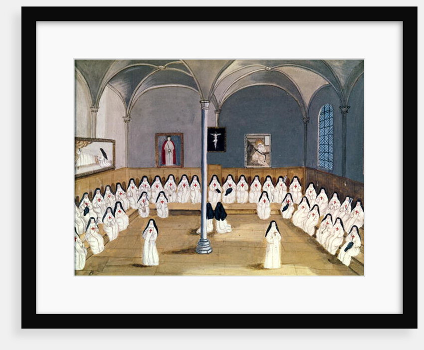 The Sisters of the Abbey from 'L'Abbaye de Port-Royal', c.1710 by Louise Madelaine (after) Cochin
