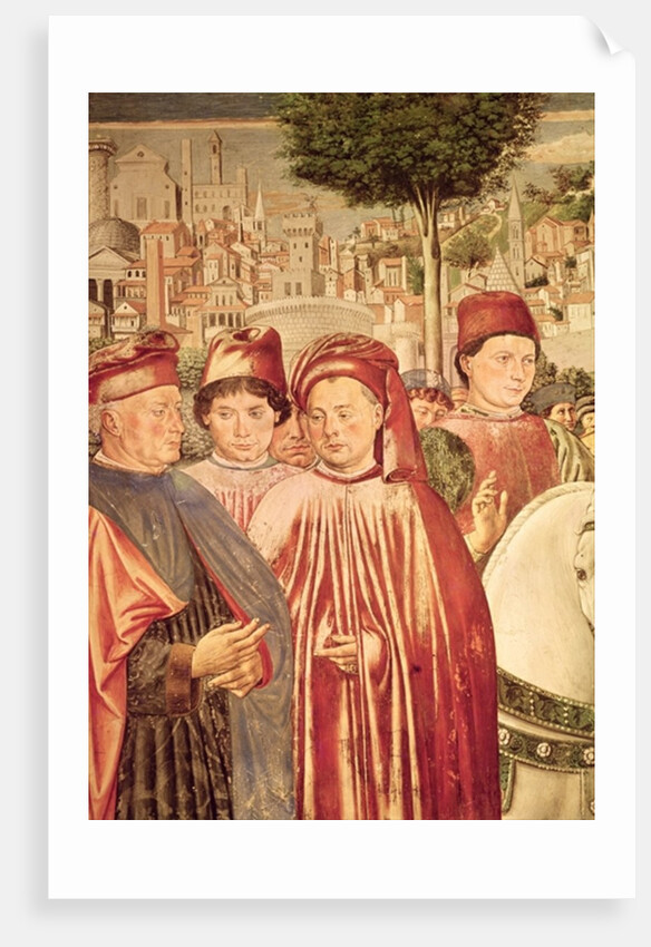 St. Augustine Departing for Milan by Benozzo di Lese di Sandro Gozzoli