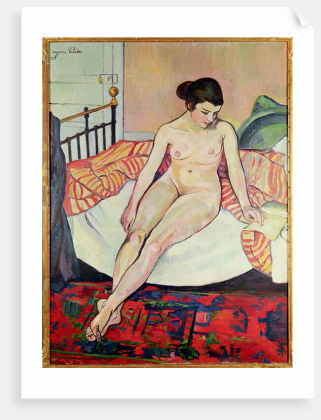 Nude with a Striped Blanket, 1922 by Marie Clementine Valadon