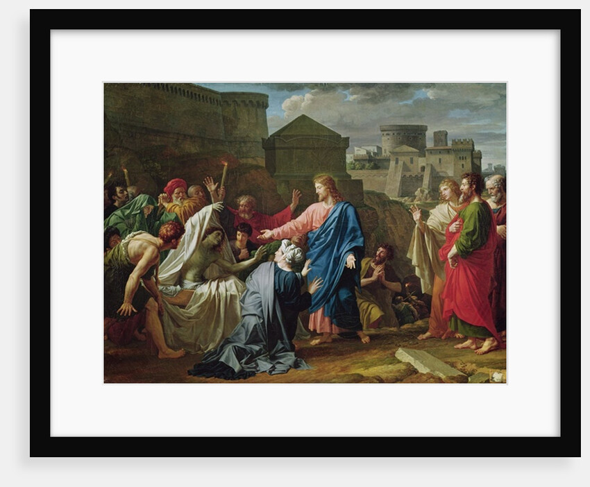 Jesus Resurrecting the Son of the Widow of Naim by Pierre Bouillon