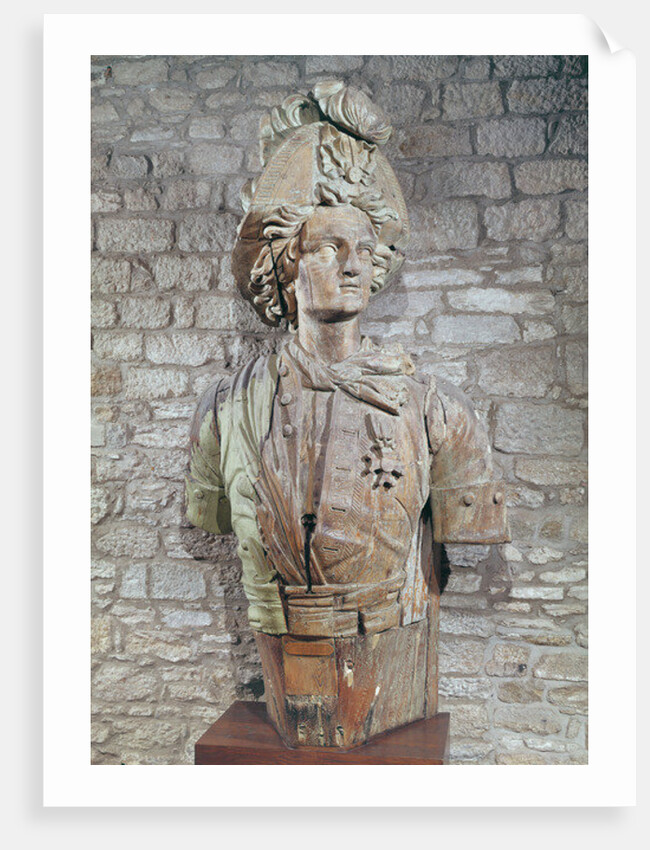 Figurehead of Rene Duguay-Trouin by French School