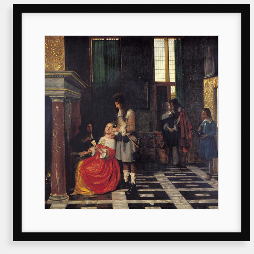 The Card Players, c.1663-65 by Pieter de Hooch