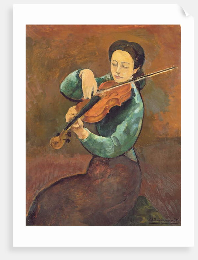The Violinist by Jean Louis Boussingault
