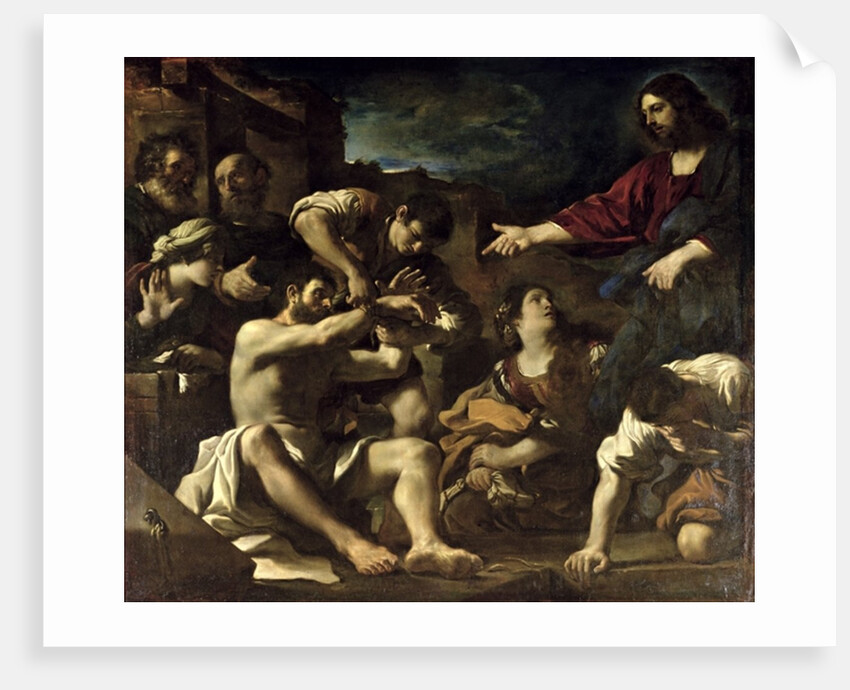 The Resurrection of Lazarus, c.1619 by Guercino