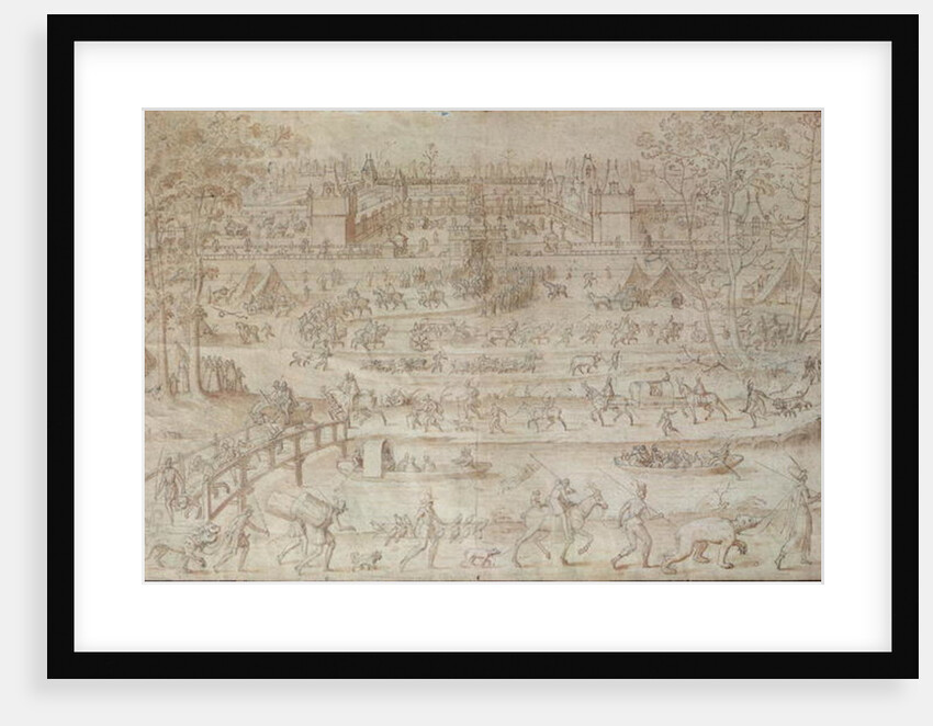 Festival at the Chateau d'Anet by Antoine Caron